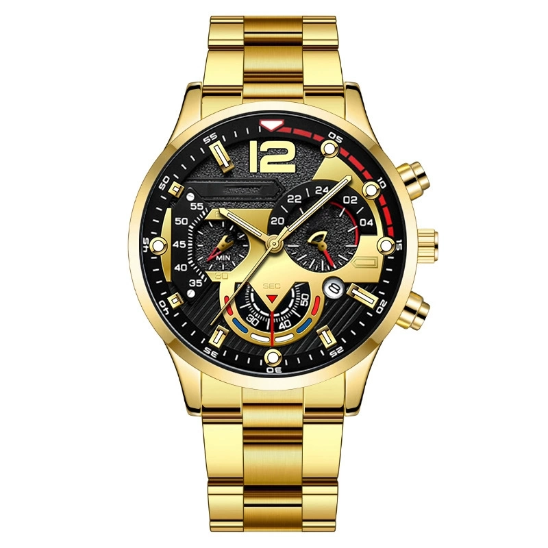 custom logo chronograph style watch